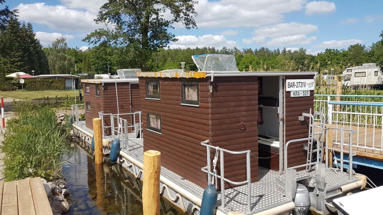 Hausboot Krakow Am See Forelle 1 Und 2 Exteriör bild